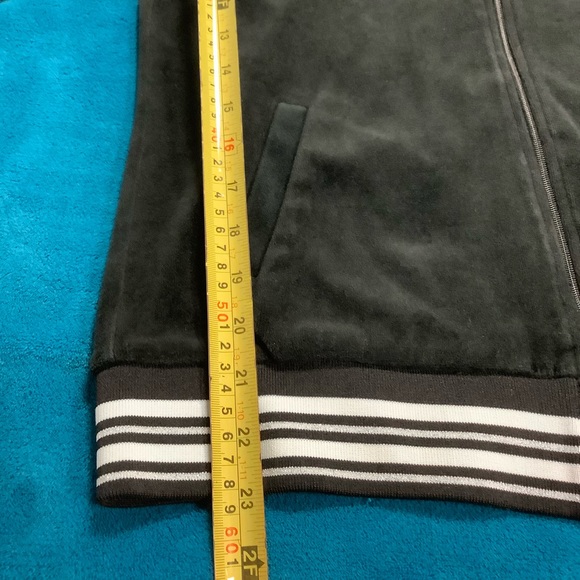 Juicy Couture Velour Jogger Pants 34 x 30 Zip Up Hoodie Tracksuit Set - Picture 4 of 13